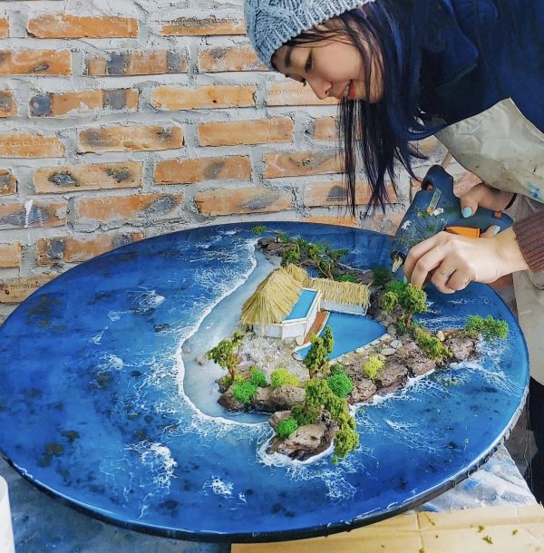 Personalized Custom Resin Art | Create Your Own Ocean Memory Resin Art | Resin From Any Photos | Made from Your Photo