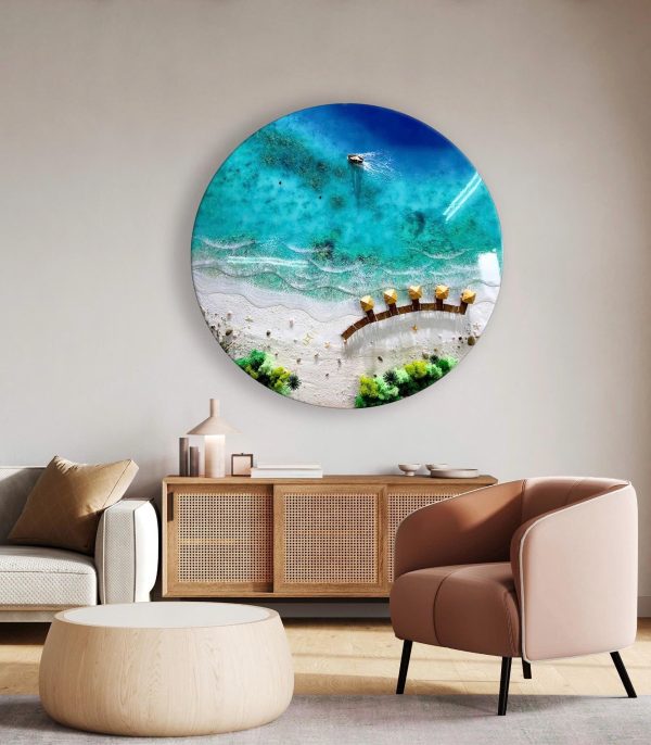 Personalized Custom Resin Art | Create Your Own Ocean Memory Resin Art | Resin From Any Photos | Made from Your Photo